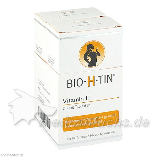 BIO H TIN Vitamin H 2.5mg für 2x12 Wochen, 2X84 ST