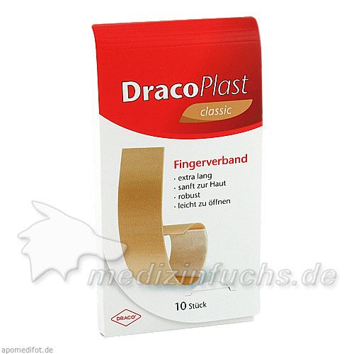 Dracoplast Fingerstrips 12x2cm elastic, 10 ST