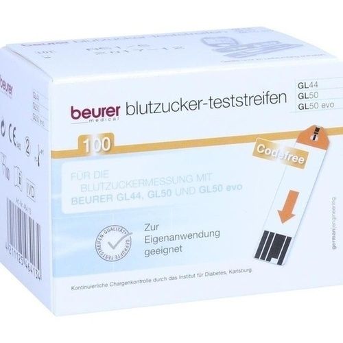 Beurer GL 44/50 Blutzuckerteststreifen, 100 ST