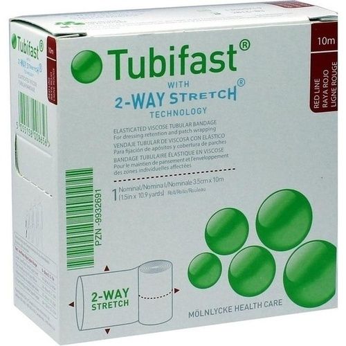 TUBIFAST 2-WAY-STRETCH ROT (3.5 CM BREIT 10 M, 1 ST