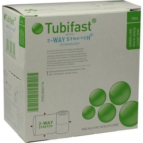 TUBIFAST 2-WAY-STRETCH GRÜN (5 CM BREIT) 10 M, 1 ST