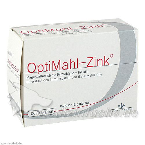 OptiMahl-Zink 15mg, 100 ST