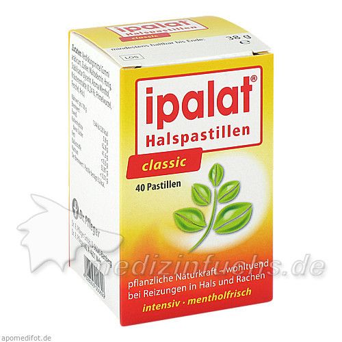 Ipalat Halspastillen classic, 40 ST